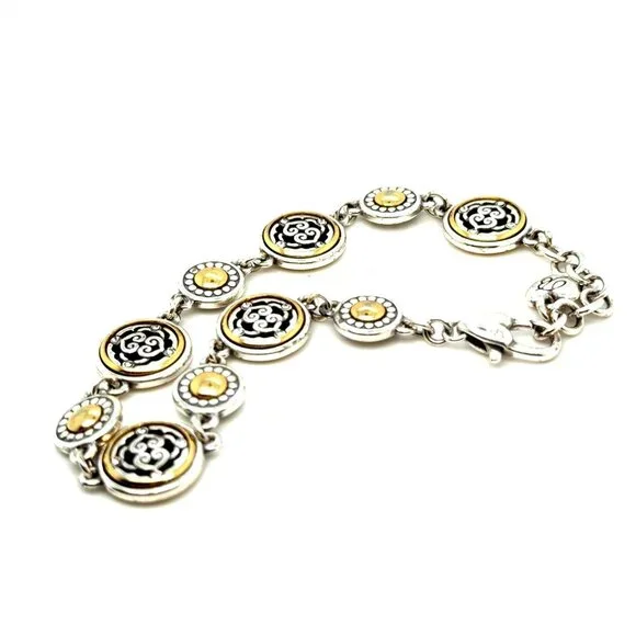 Brighton Two-Tone Circle Bracelet - Picture 3 of 6